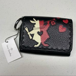 Vera Bradley Mallory Card Case RIFD Alice in Wonderland New